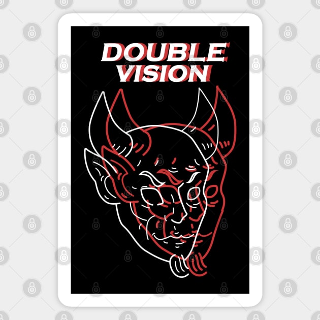 double vision Magnet by OnlyHumor